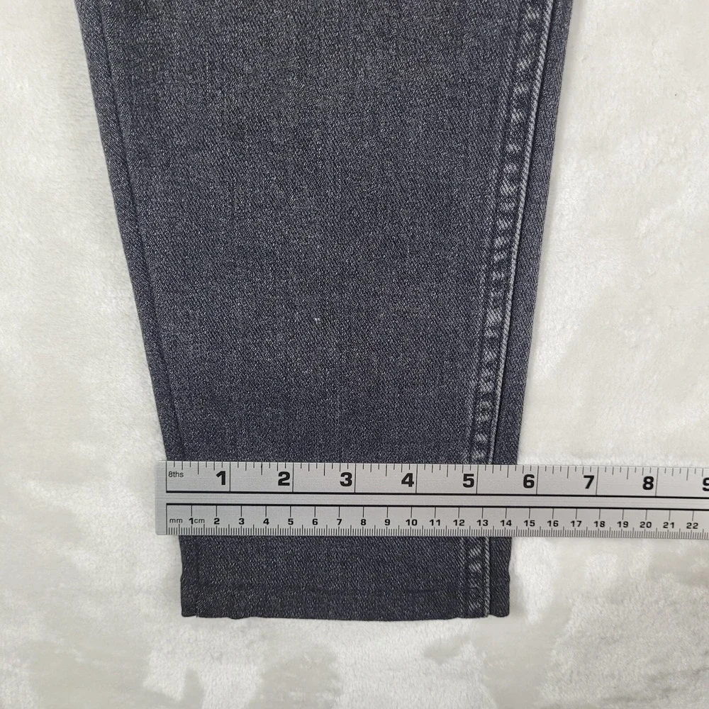 7 For All Mankind Slimmy Jeans Men's‎ 34x30 Black Cotton Cashmere Blend Japan